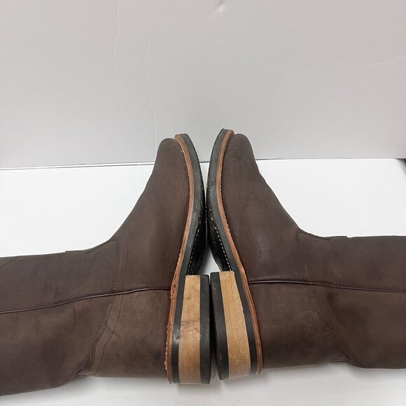 Jama Old West MB2061 Men’s Brown Nubuck Slip On Boots Size 9.5 EE main image 9